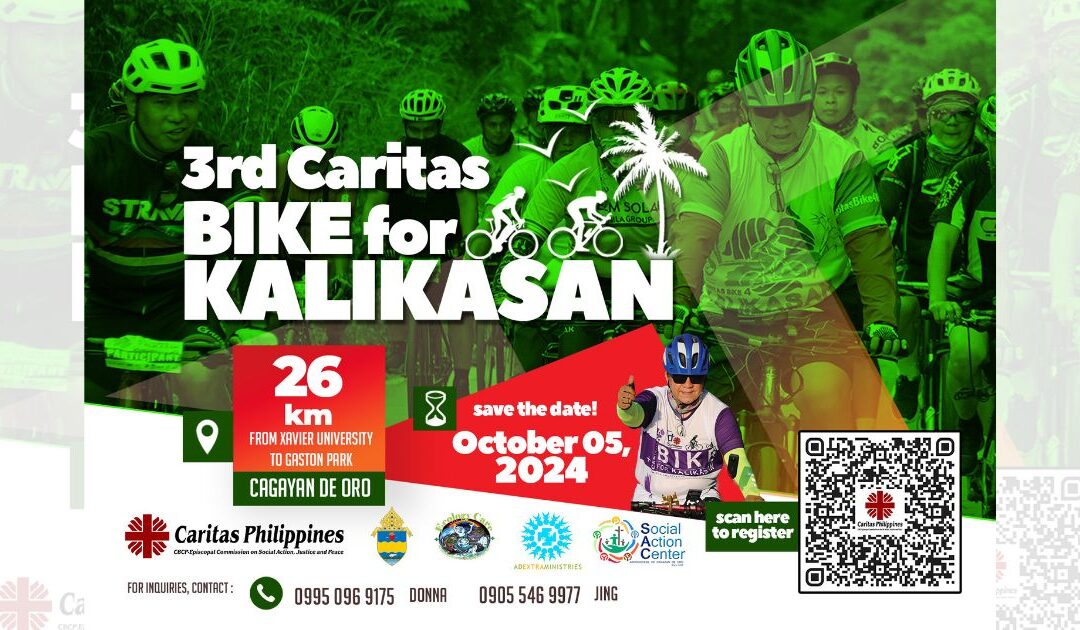 Caritas Philippines Gears Up for 3rd Bike For Kalikasan in Cagayan de Oro